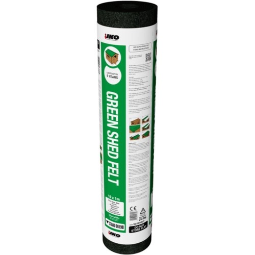 Shed felt green 10m - felt,