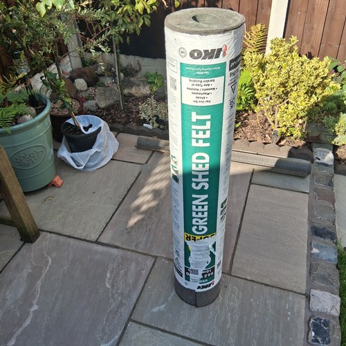 Iko shed felt green 10m - |,
