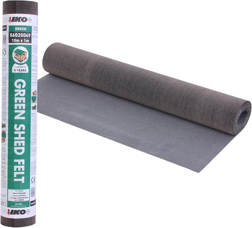 Standard grade shed roof - roof, felt