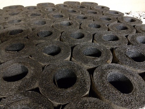 Shed felt rose roofing black - rose,