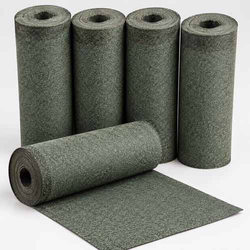 Green mineral roofing felt - green,